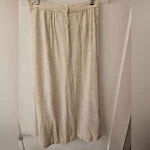 COPY - Vintage - "SIR for her" Gunny Sack Weave Oatmeal Color Skirt - NWOT